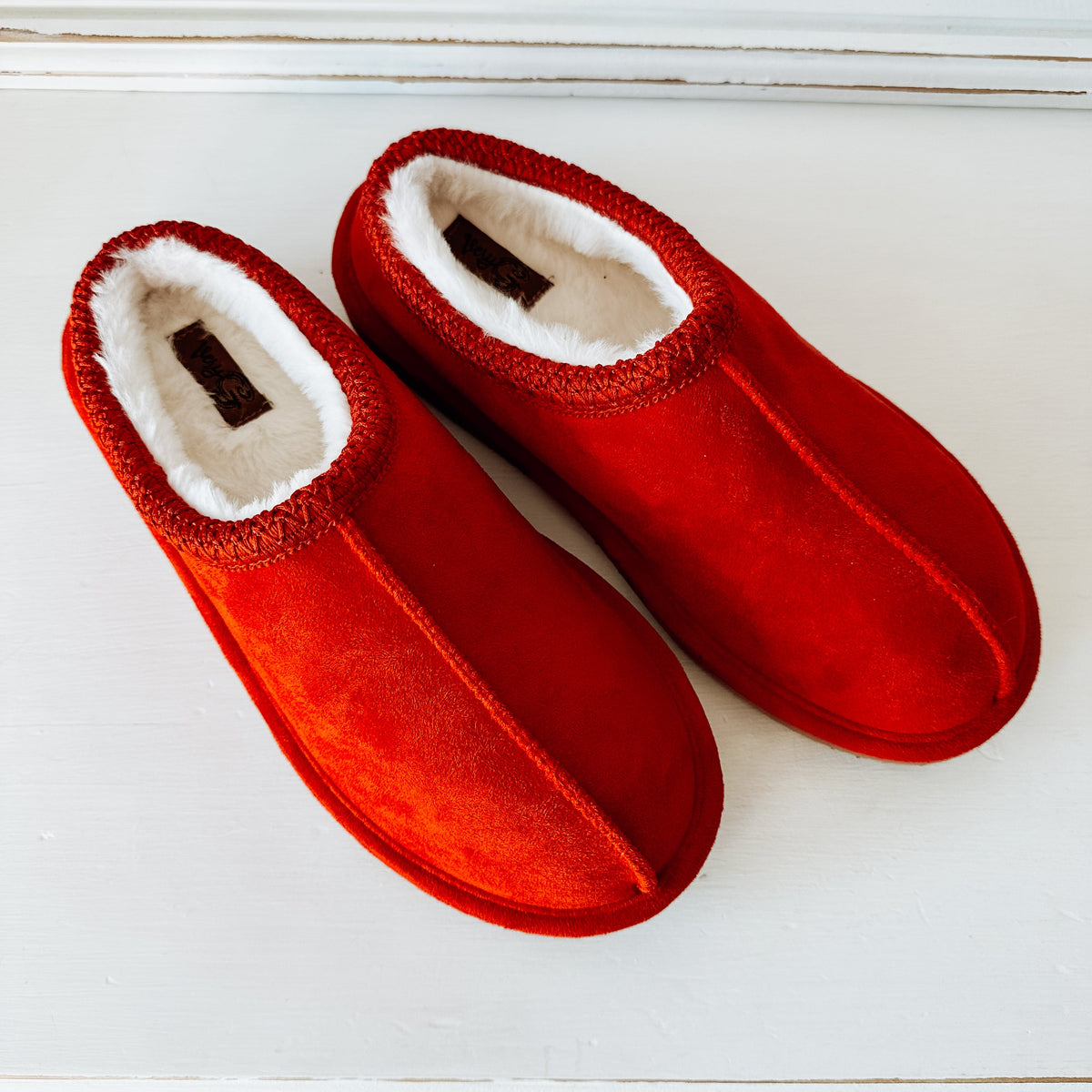 Cheers Platform Slipper - Red