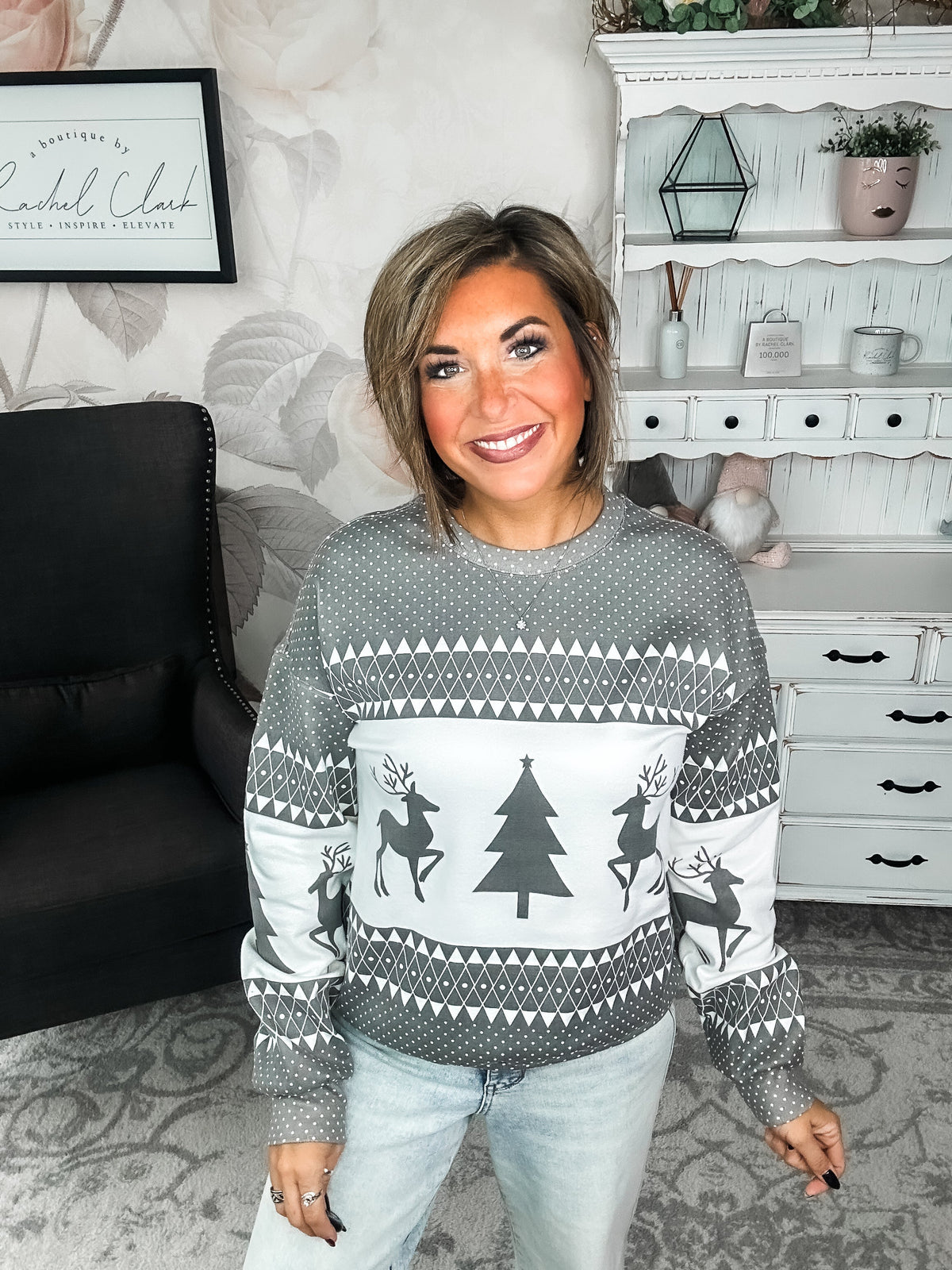 Ampersand Avenue University Pullover - Oh What Fun