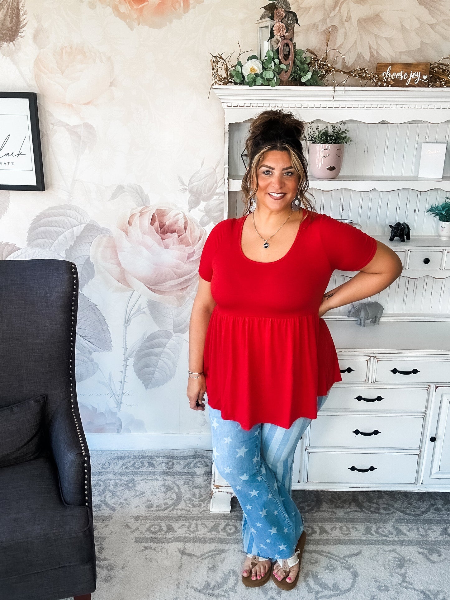 Be A Big Star Babydoll Tunic