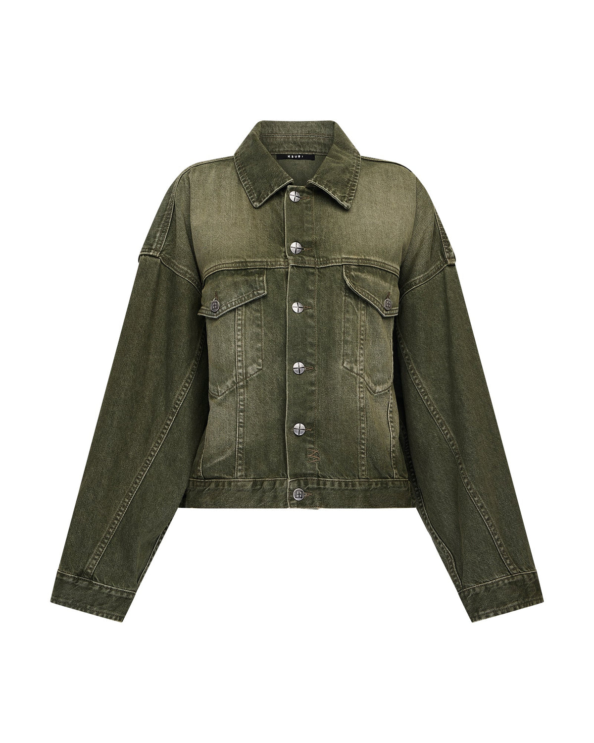 RELAX TRUCKER JACKET MILITANT GREEN