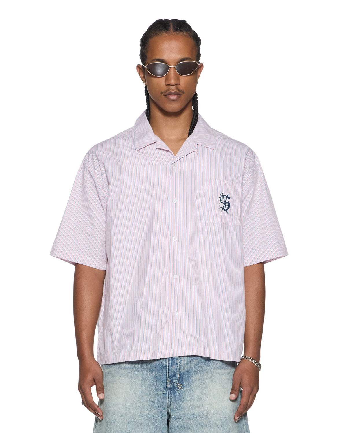 EFFECT DINER SS SHIRT QUARTZ STRIPE