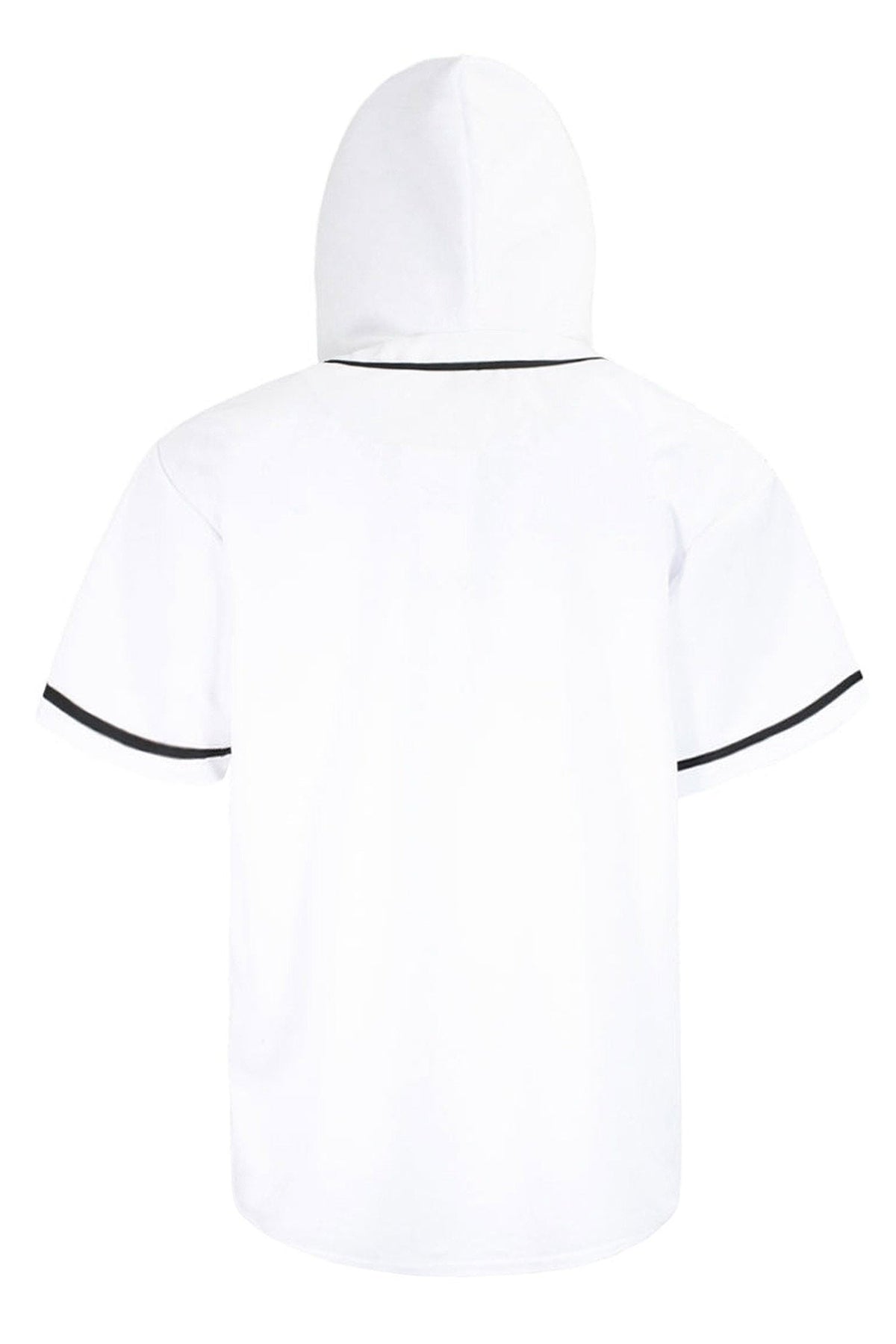 Men's Essential Hooded Baseball Short Sleeve Jersey