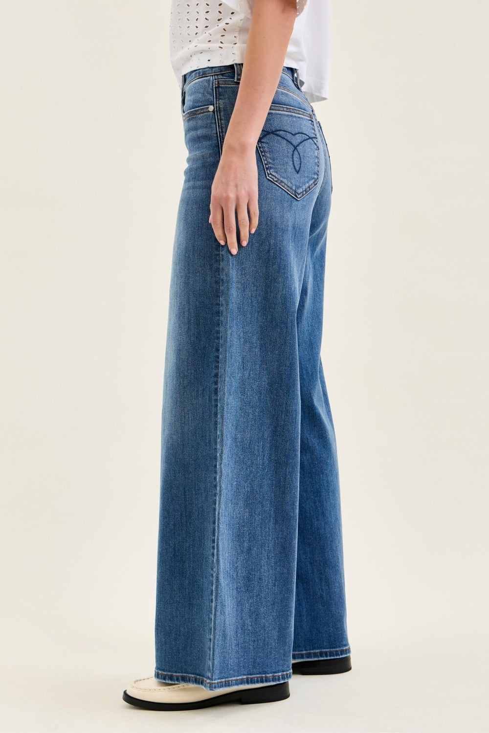 Judy Blue High Waist Palazzo Pant
