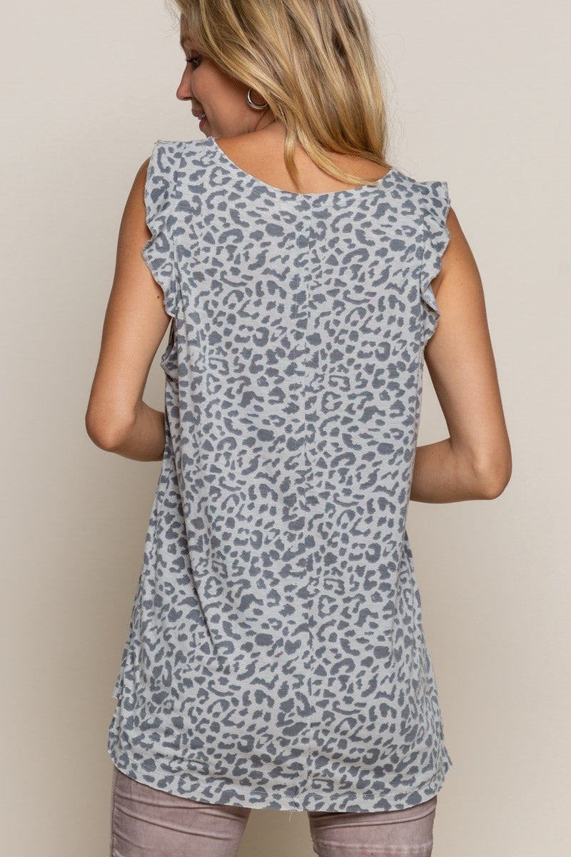 Following A Dream Tank - Grey Leopard