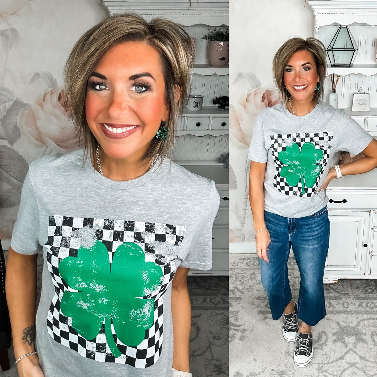Check Your Shamrocks Graphic Tee