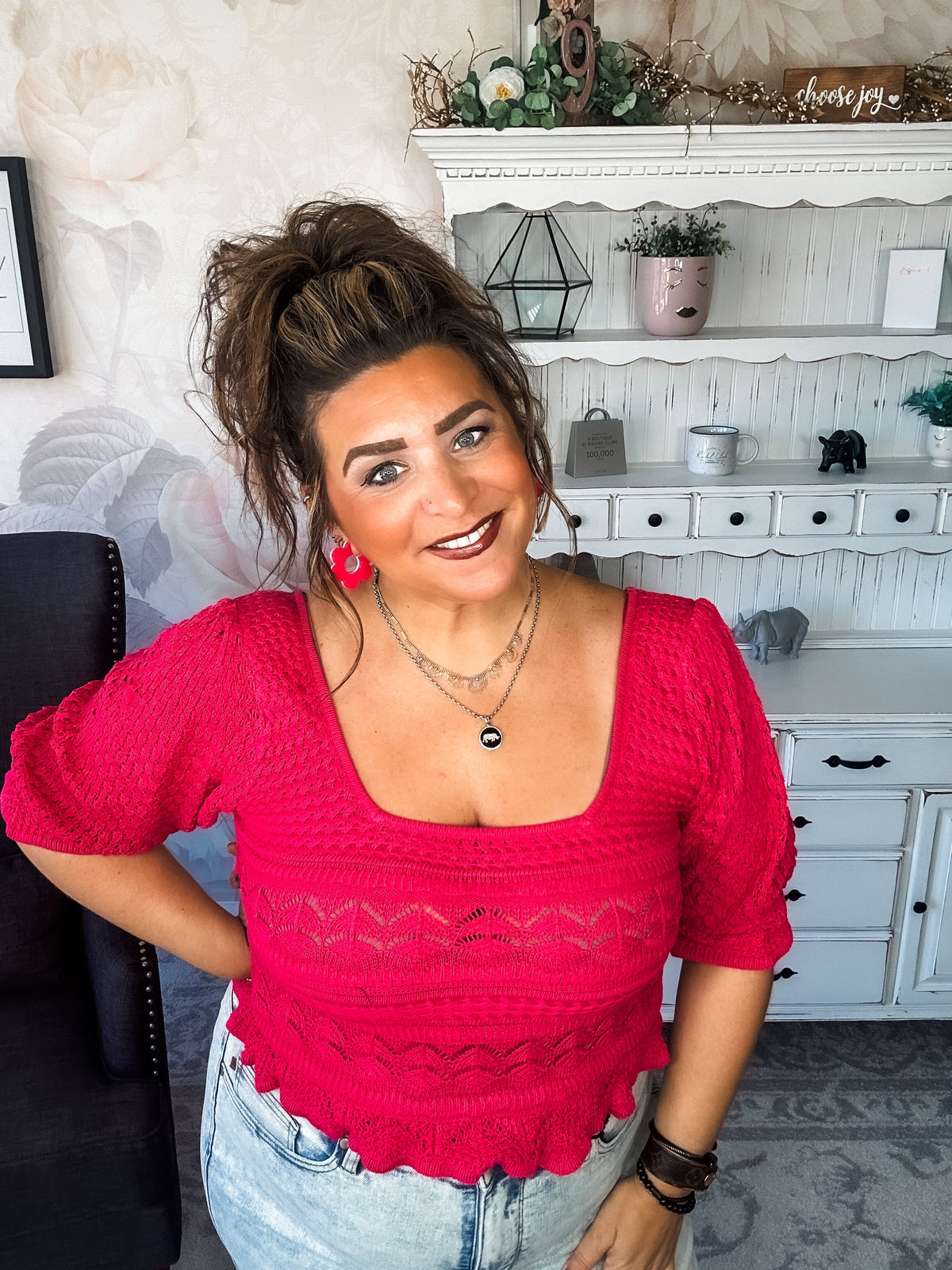 Feel You Fallin' Crochet Top