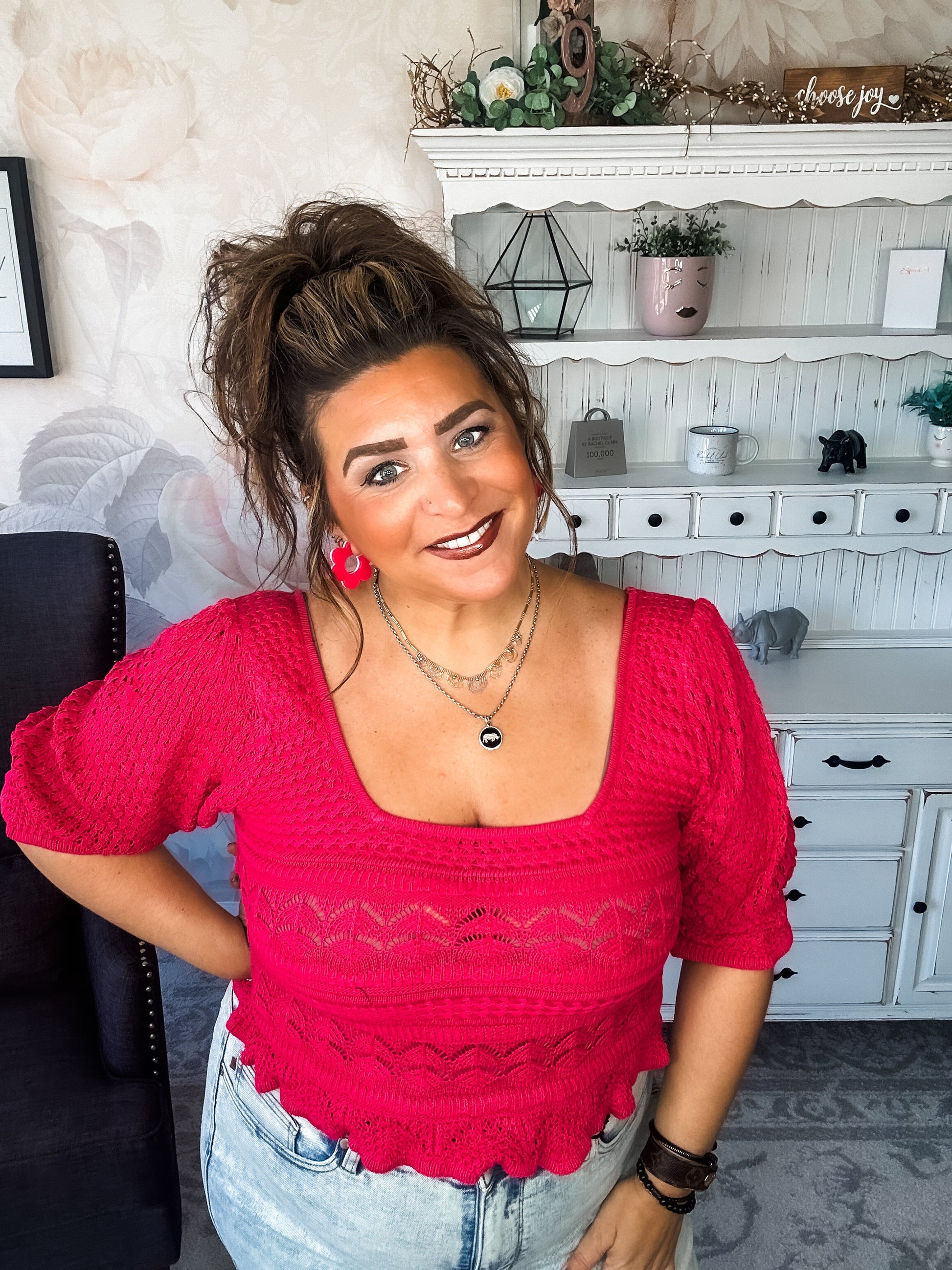 Feel You Fallin' Crochet Top