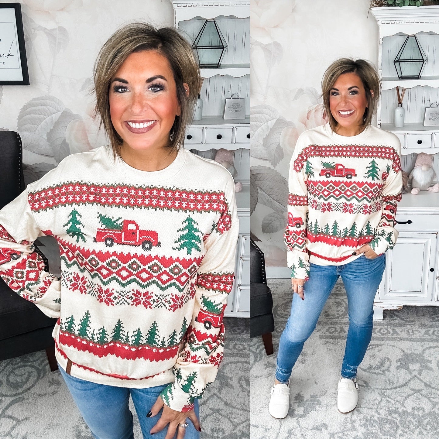 Ampersand Avenue University Pullover - Holiday Lane