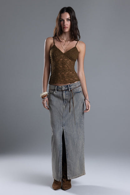 Desiree Low Rise Maxi Skirt