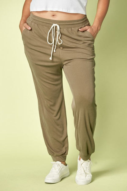 Come Back Home Joggers - Olive