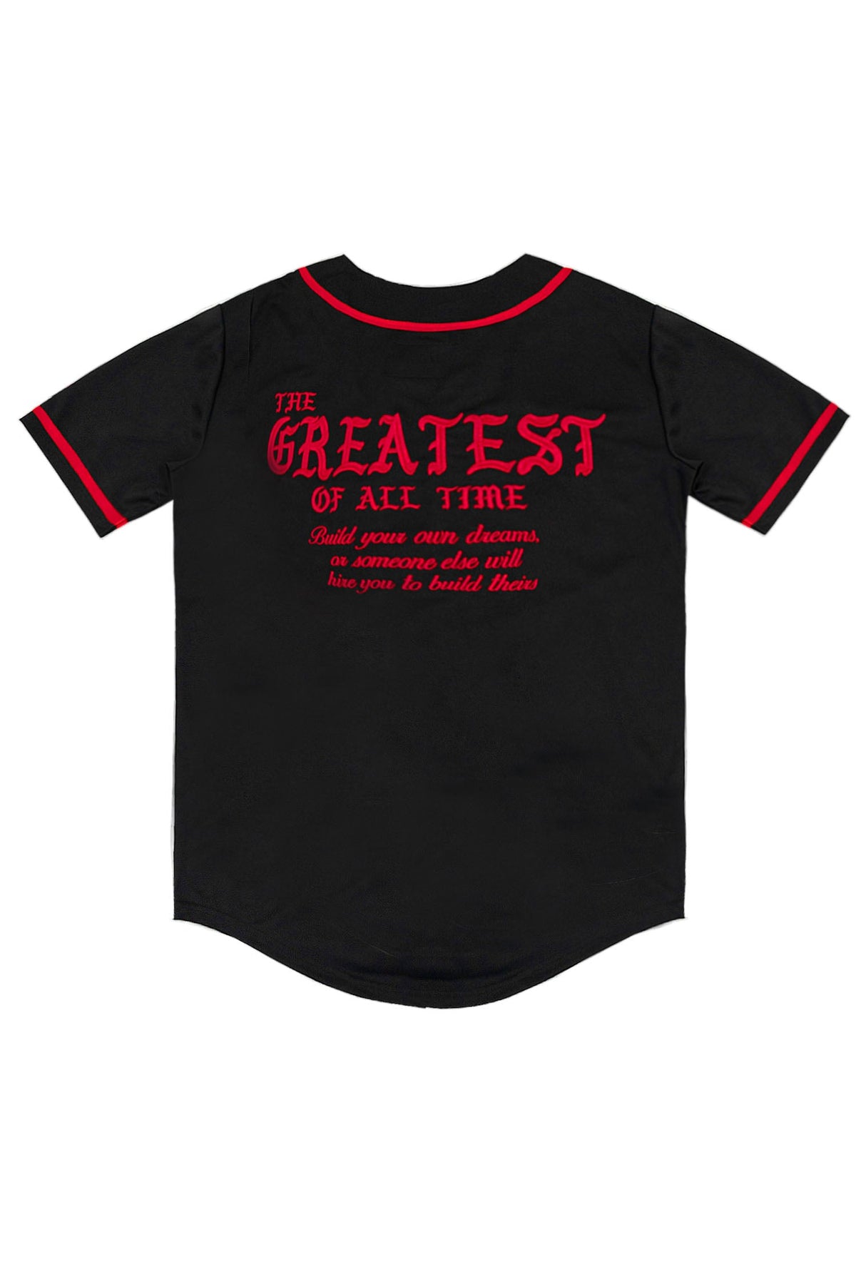 Men's The Goat Embroidered Baseball Jersey