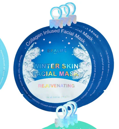 Christmas Holiday Winter Skin Soothing Facial Mask