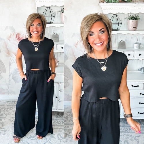 Had A Plan Jumpsuit - Black