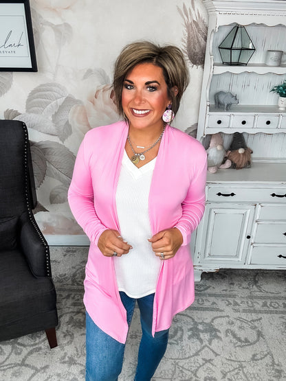 Love Never Fades Cardigan - Pink