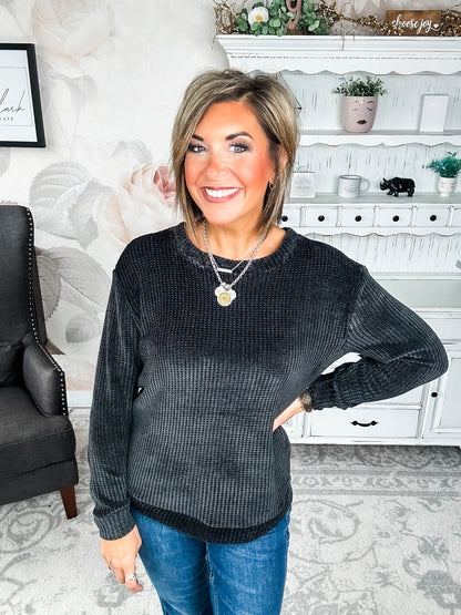 Moonlight Mixer Sweater - Black