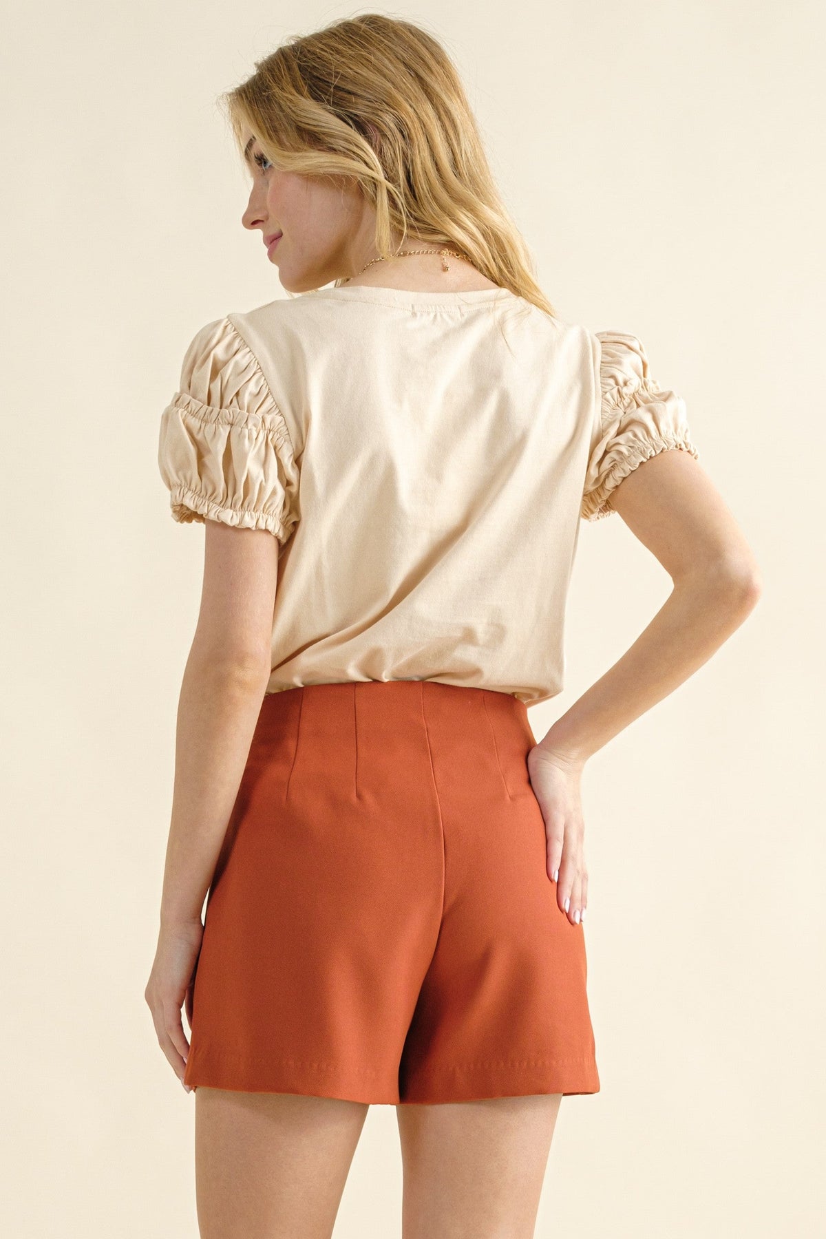 In Your Eyes Puff Sleeve Top