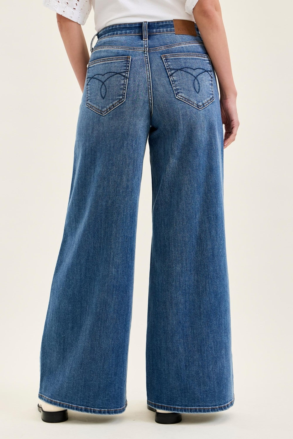 Judy Blue High Waist Palazzo Pant