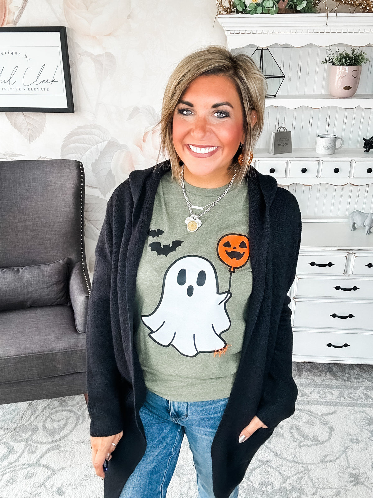Face the Truth Hooded Open Front Sweater Cardigan