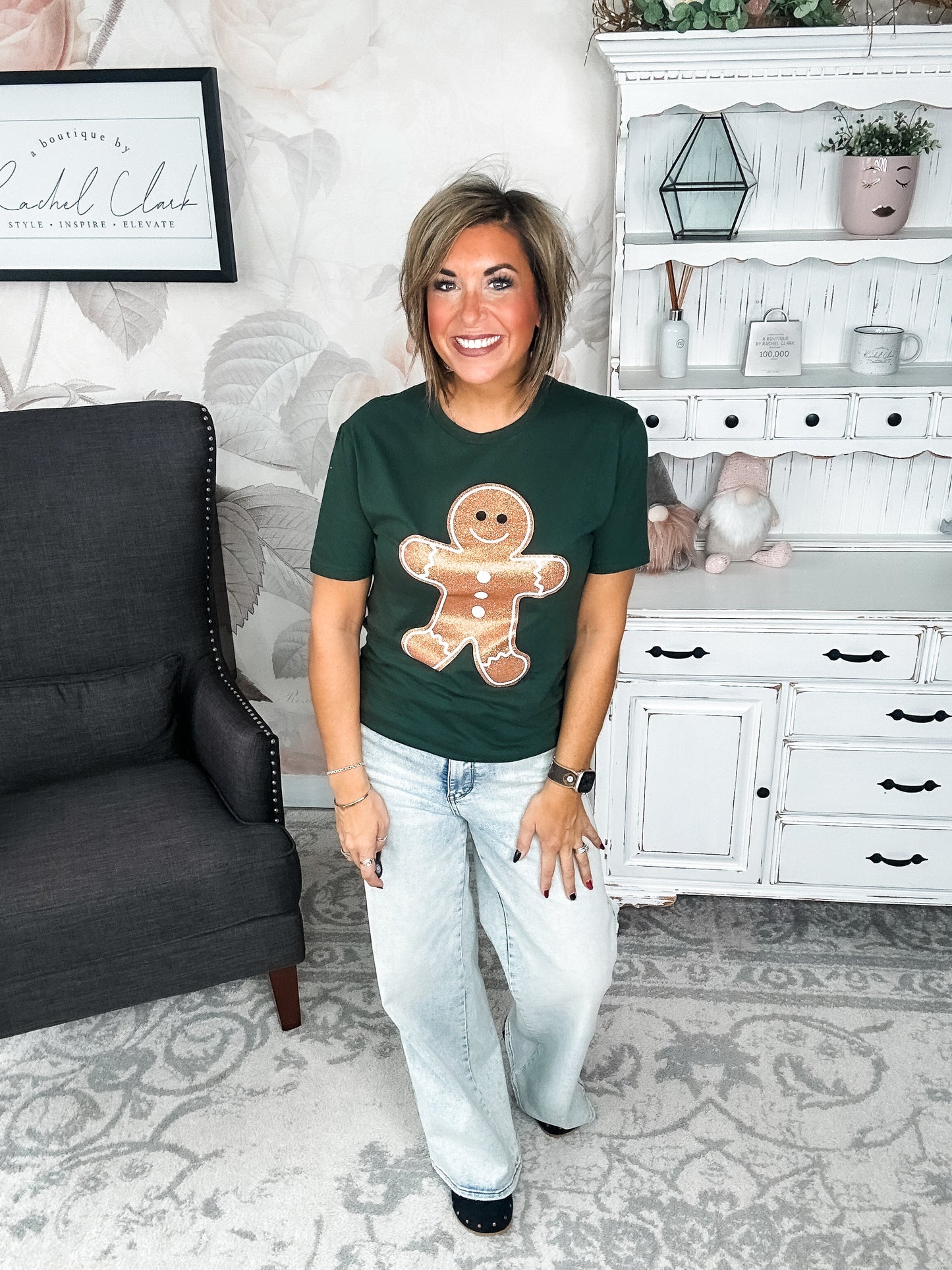 Glitter Gingy Graphic Tee