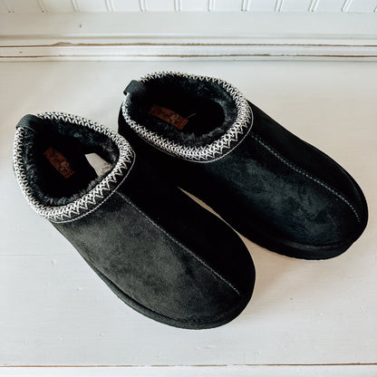 Charlie Platform Slipper - Black