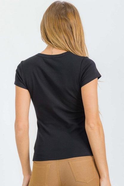 Could Go Back Short Sleeve Tee - Black