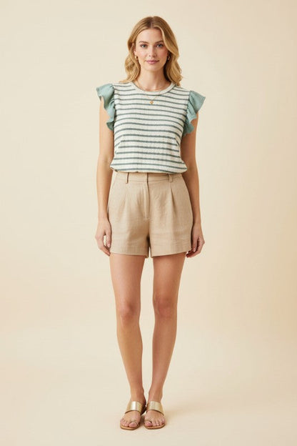 Mend A Broken Heart Top - Sage
