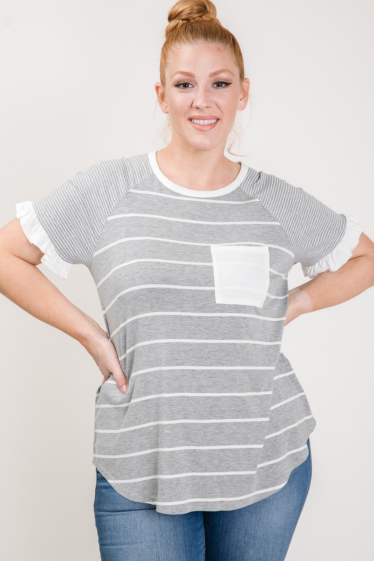 Can't Bring Me Down Tee - Light Grey