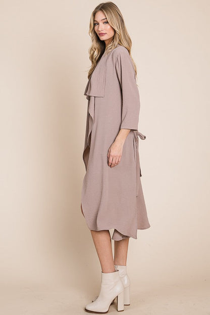Feelings of Hope Draped Front Duster