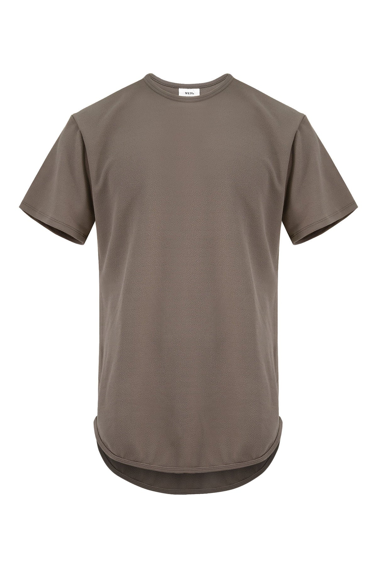 Men's Essential Scallop Round Hem T-Shirt
