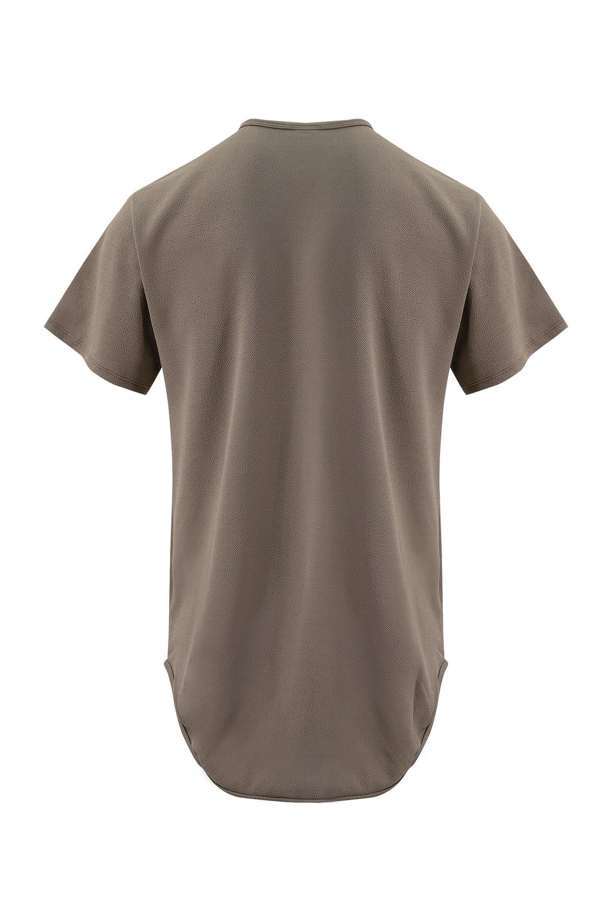 Men's Essential Scallop Round Hem T-Shirt