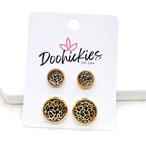 Golden Leopard Mommy & Me Sets in Gold