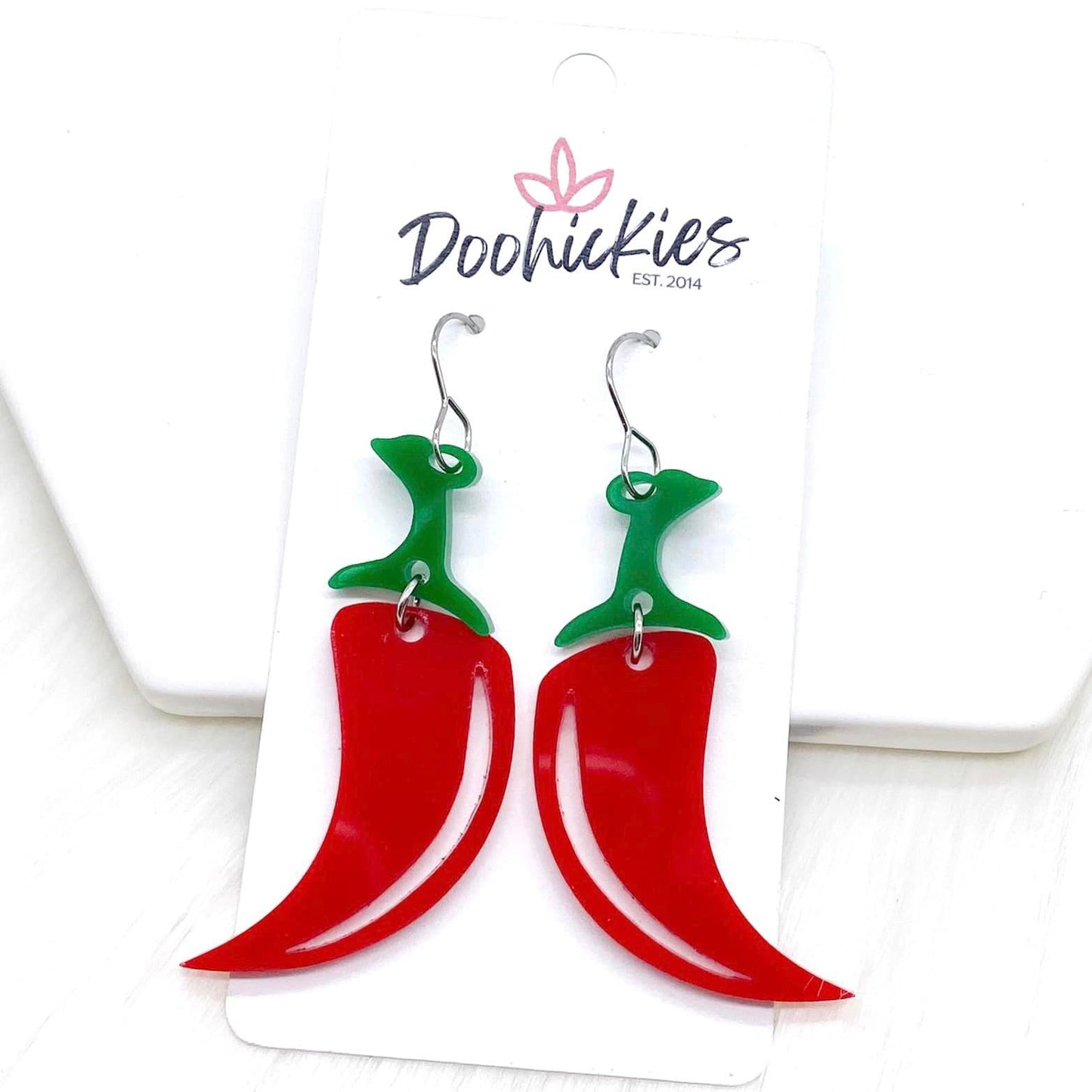 2" Chili Pepper Acrylics