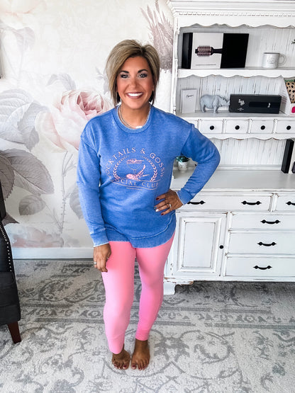 Cocktails & Gossip Social Club Pullover