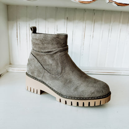 Dashing Sueded Boot - Grey