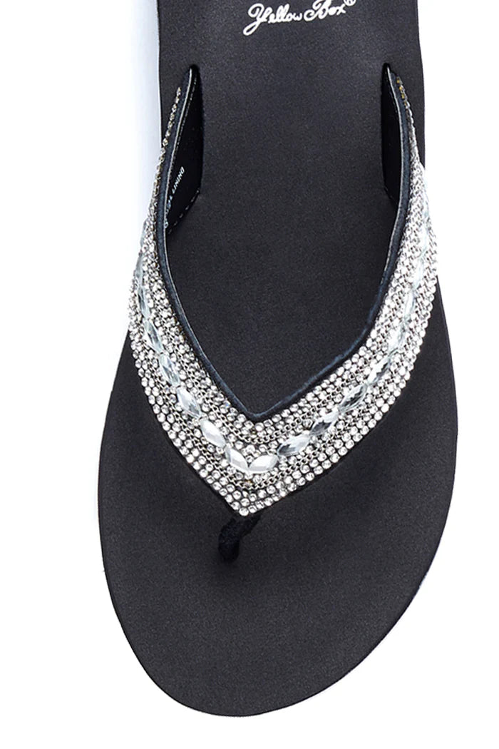 Marcy Wedge Sandal - Clear
