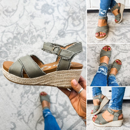 Brista Espadrille Sandal - Khaki