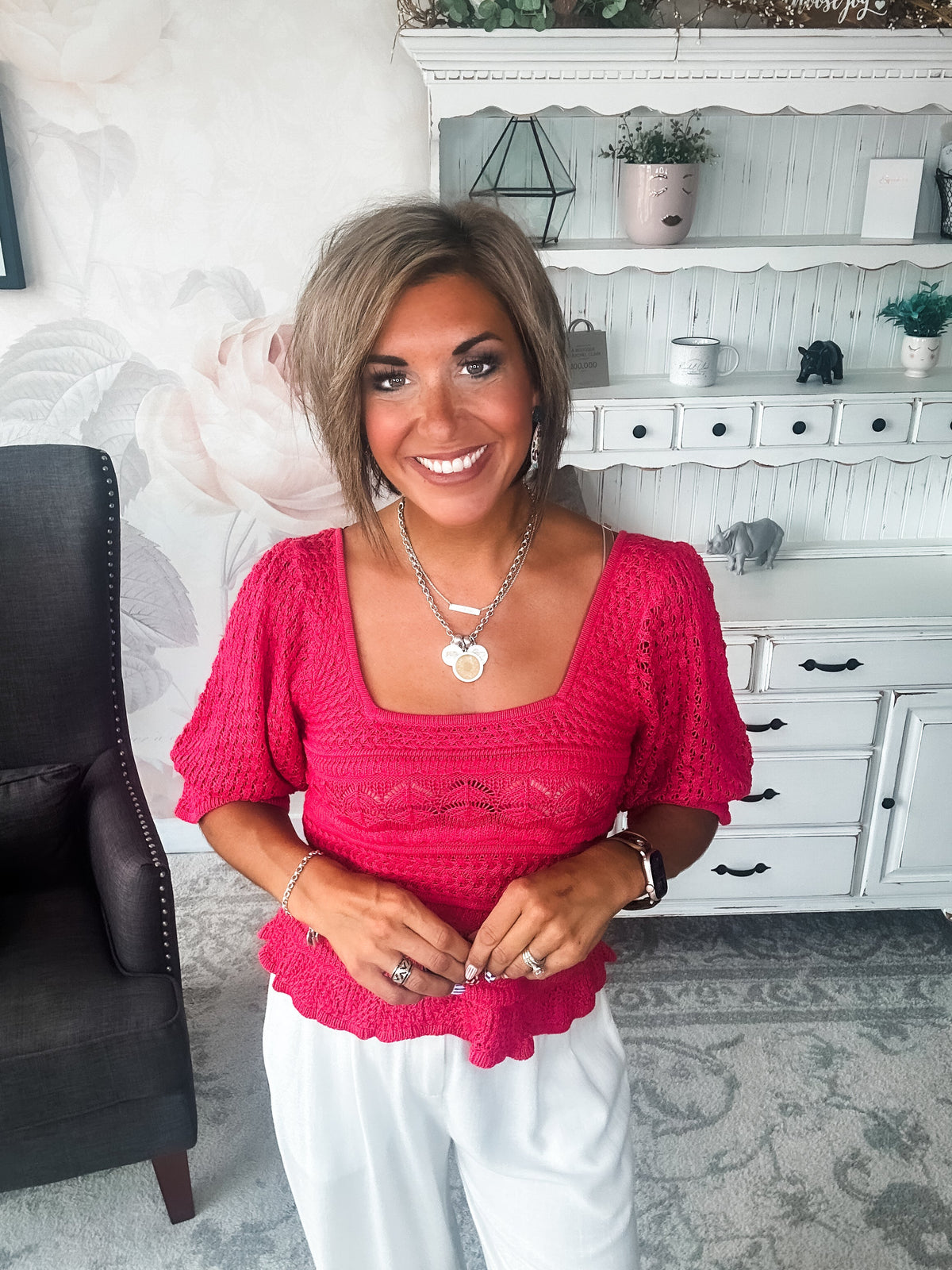 Feel You Fallin' Crochet Top