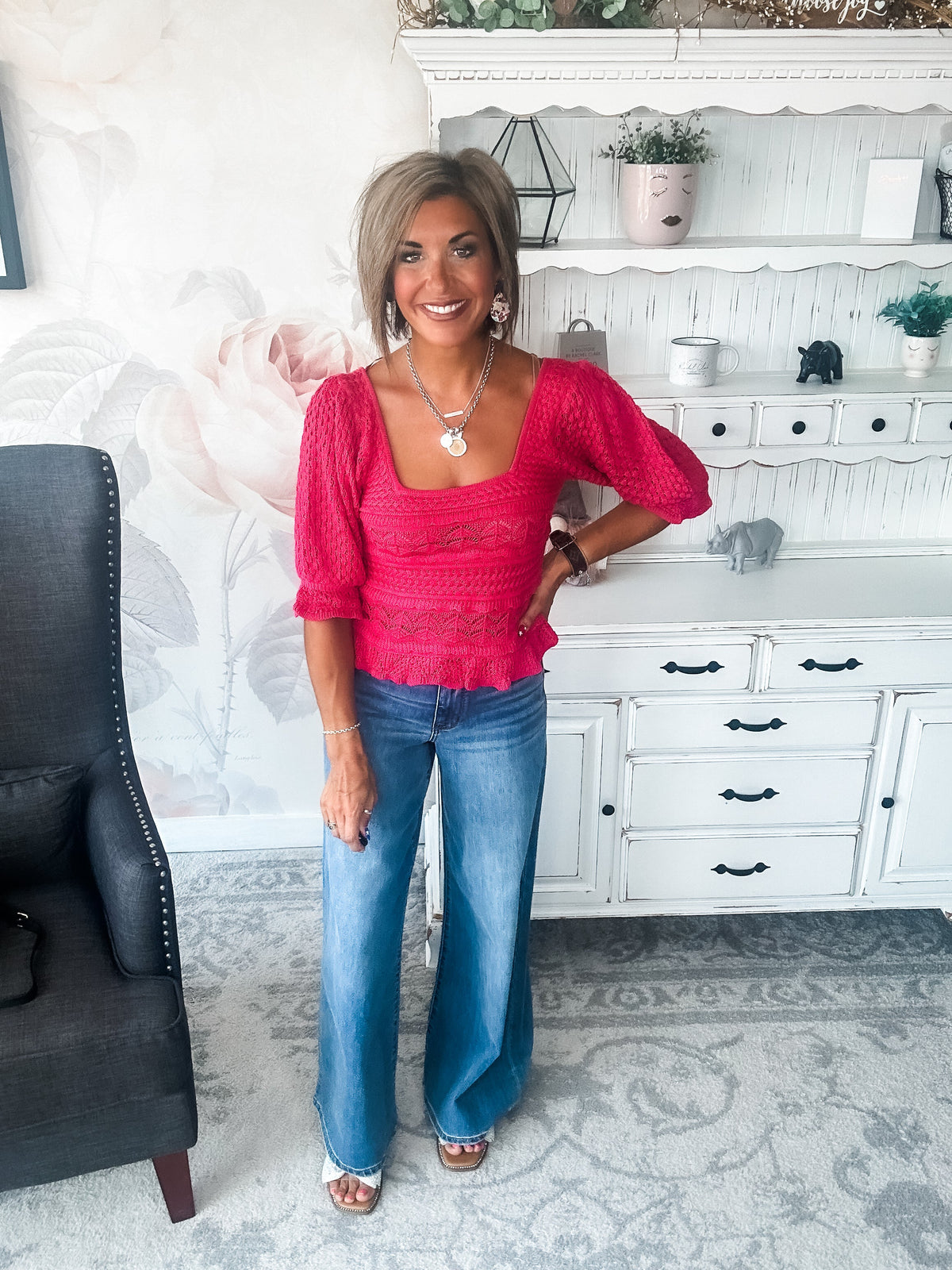 Feel You Fallin' Crochet Top