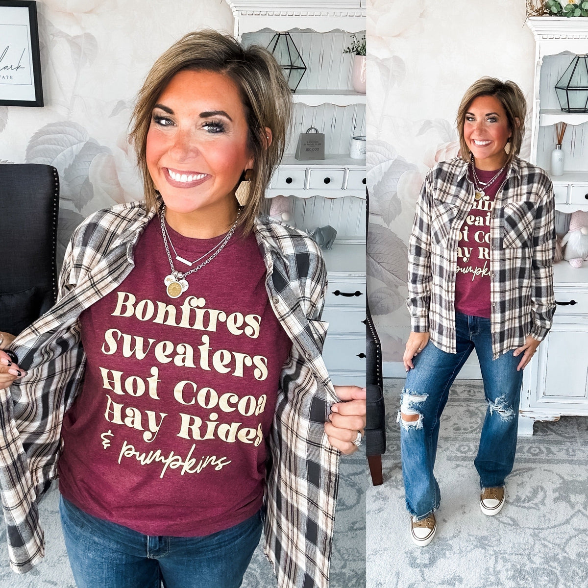 Bonfires & Fall Graphic Tee