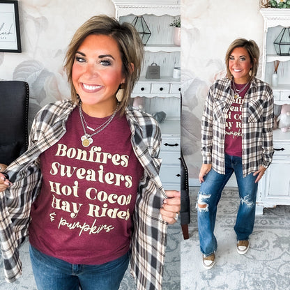 Bonfires & Fall Graphic Tee