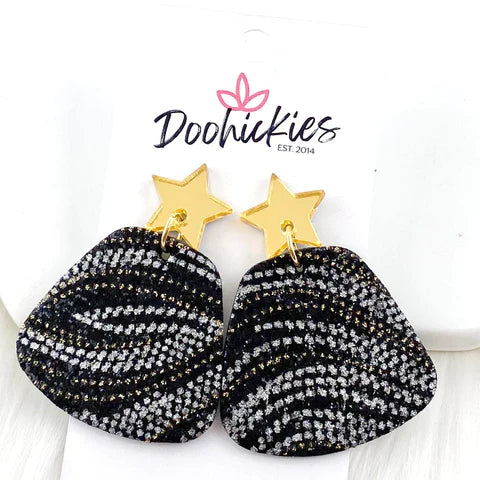 2" Star Struck Jasmine Earrings - Gold