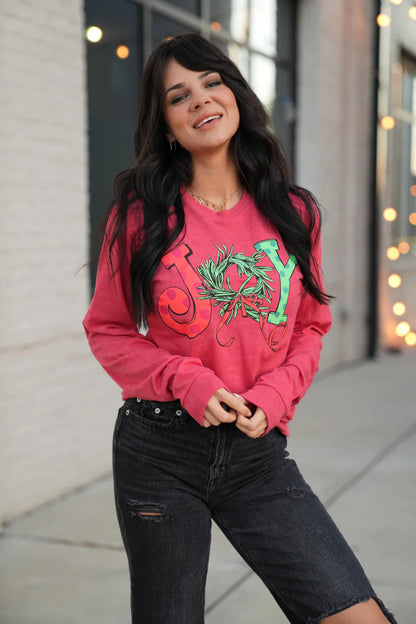 Joy Long Sleeve Graphic Tee