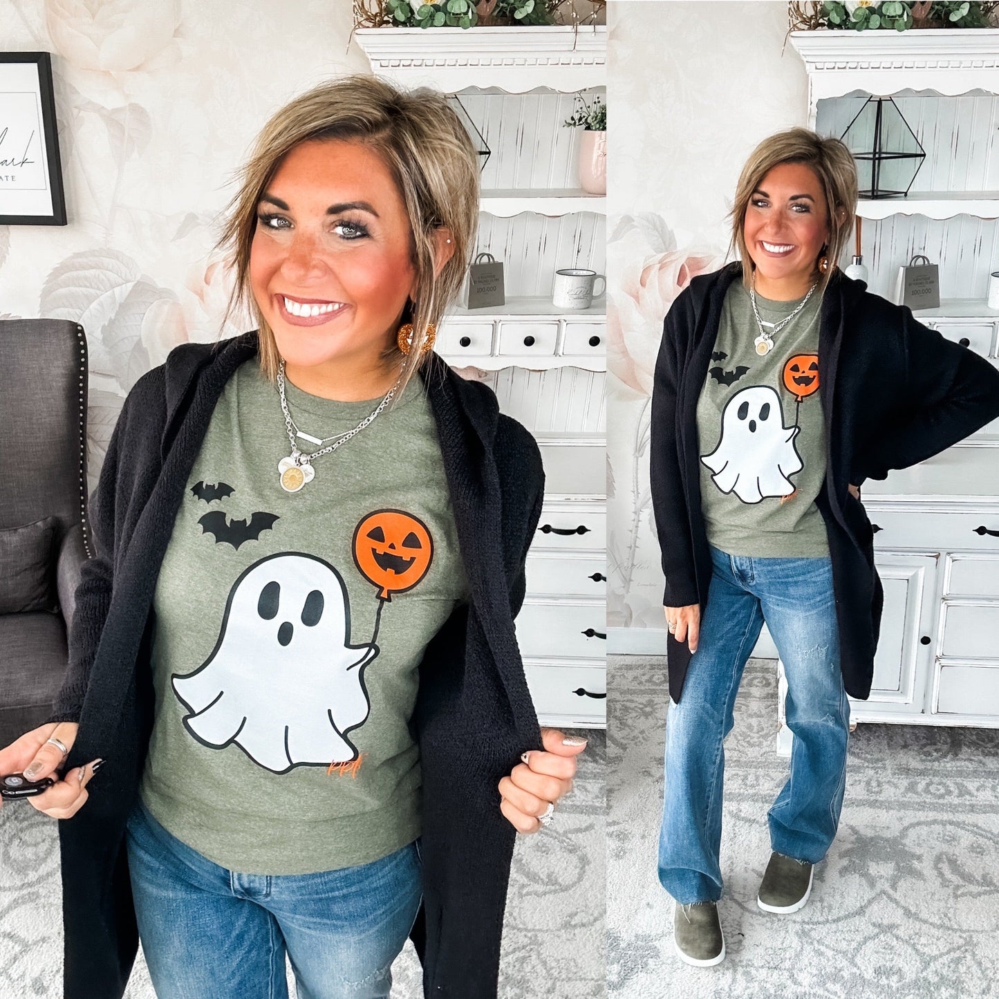 Face the Truth Hooded Open Front Sweater Cardigan