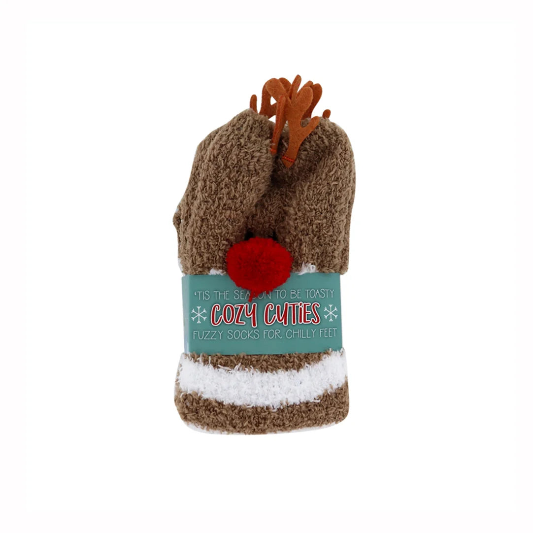 Cozy Cuties Holiday Fuzzy Socks