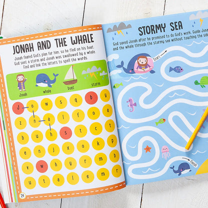 My Bible Stories Activity Book - Pink