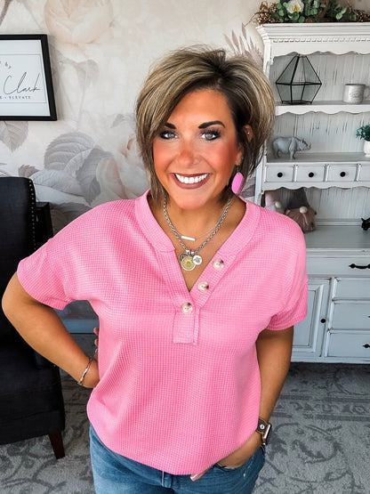 Beautiful Story Top - Blossom Pink