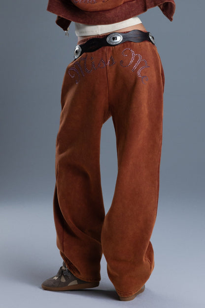Rhea Rhinestone Sweatpants