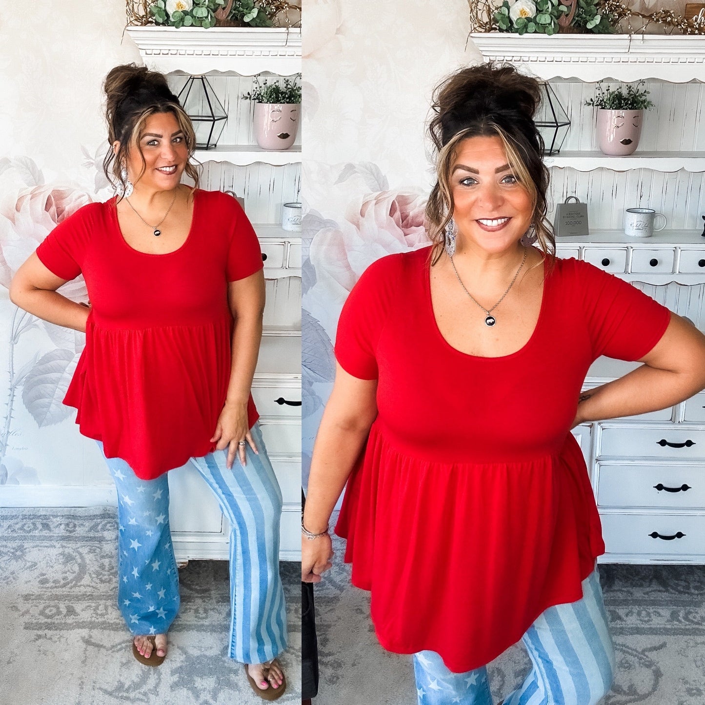 Be A Big Star Babydoll Tunic