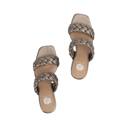 Carlen Heel Sandals - Bronze