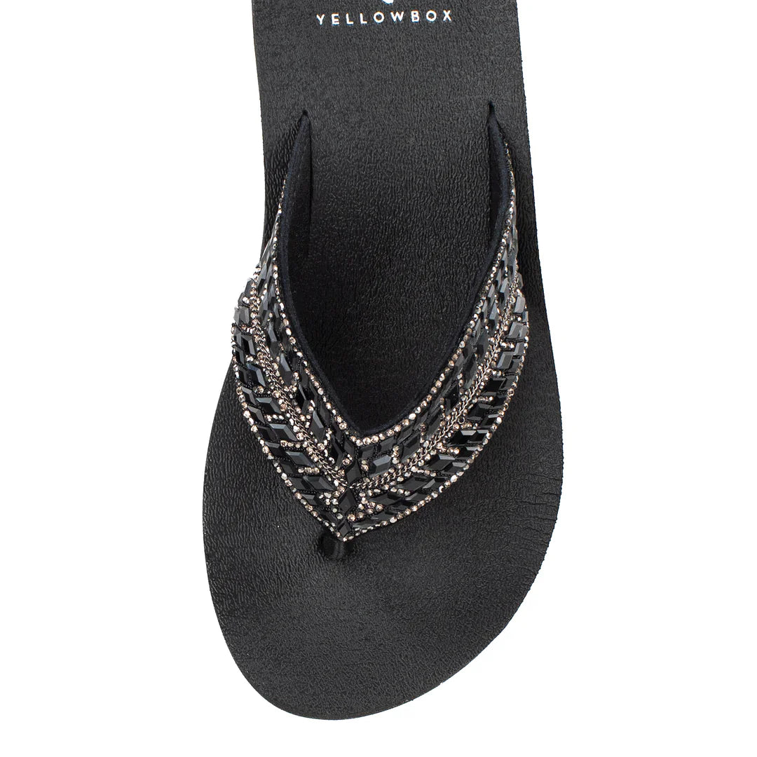 Brandy Flatform Sandal - Black
